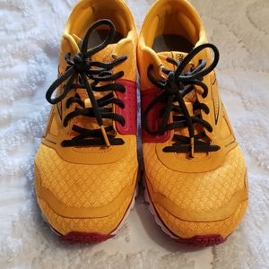 Orange and Pink Reebok RealFlex Shoes